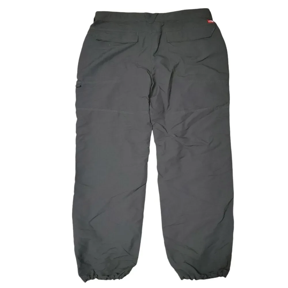 The North Face Mens Sz 40 Hiking Pants Khaki Green Performance Outdoors
